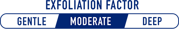 Exfoliation Factor: Moderate
